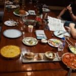 Food on table @ Fairmont Hotel Austin