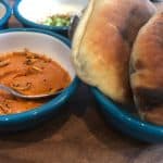 Pita bread and spreads