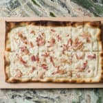 2 Michelin star Classic tarte flambée @ Alsatian cooking