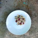 “Liver & Onions” Foie Gras Mousse - Baby Sweet Onions - Crab Fat Ash Oil - Charred Onion Skin Broth Poured Table side