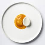 Peaches with creme fraiche - Picture Evan Sung