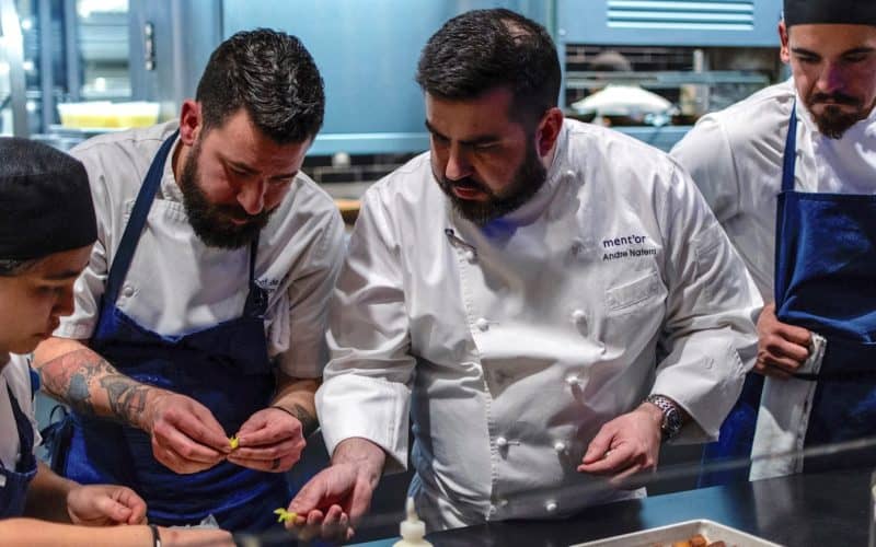 Chef Andre Natera and the team at Garrison