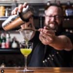 Bob Peters and Peas & Carrots cocktail