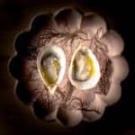 Kusshi Oyster, seaweed mignonette by chef Chris Kajioka