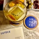Soleil Cocktail with Bourbon at Lutéce dc