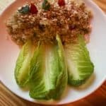 Ensalada de Quinoa: Quinoa, Choclo, Cucumber, Okinawa Potato, Fresh Cheese, Lettuce Cups